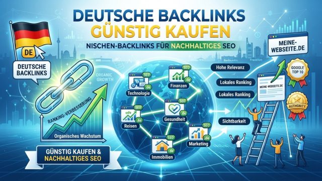 Deutsche Backlinks günstig kaufen – Nischen-Backlinks für nachhaltiges SEO